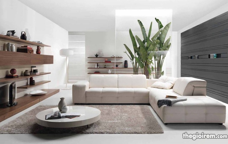 Thảm sofa phòng khách hiện đại