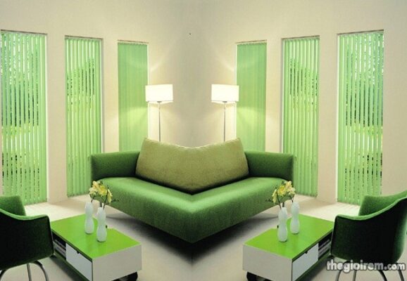 rem ra vao phong khach dep