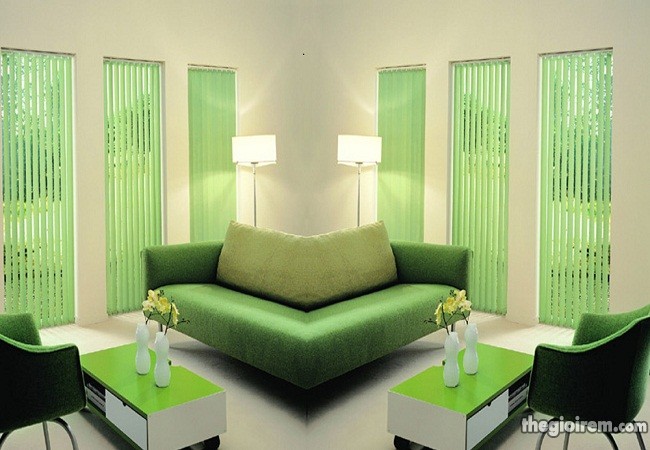 rem ra vao phong khach dep