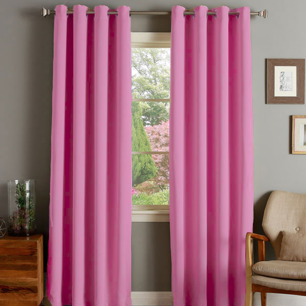 Rèm vải màu hồng bụi đẹp cho ngôi nhà bạn