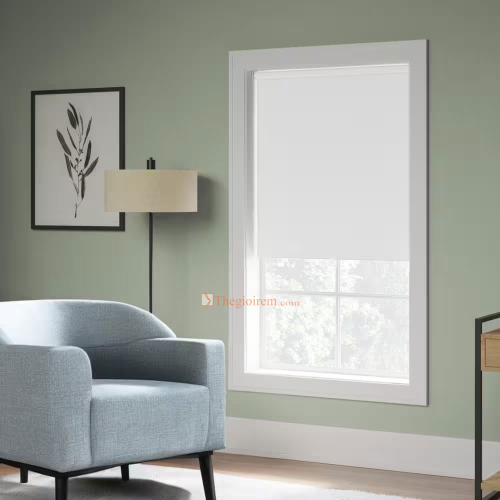 Rèm Cuốn Trơn Giá Rẻ