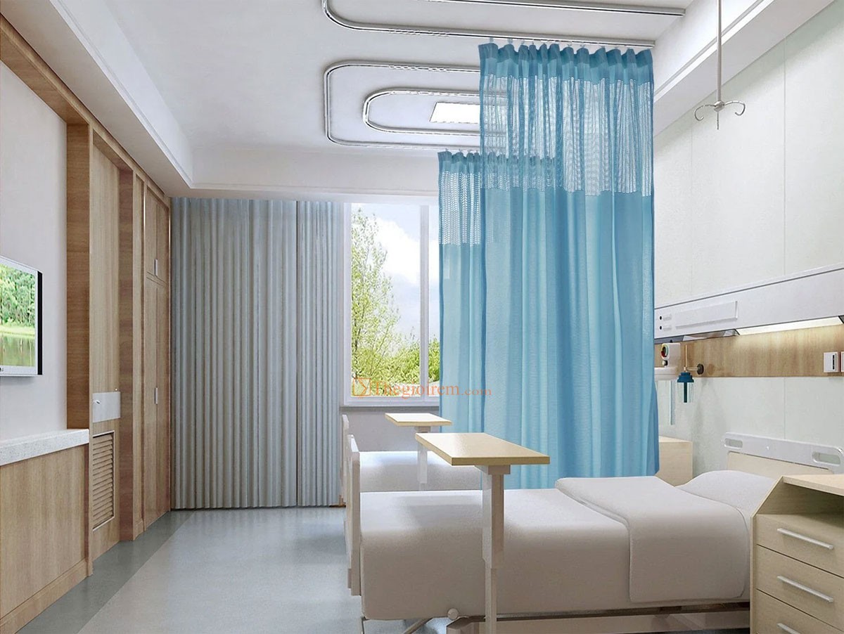 rèm vải bệnh viện