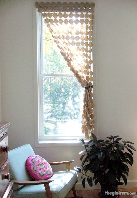 Cách làm rèm cửa handmade bằng vải nỉ