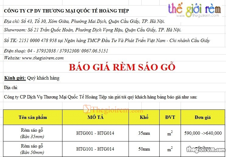 giá rèm sáo gỗ