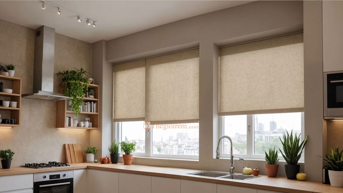 Rèm cuốn trơn Rèm cuốn trơn