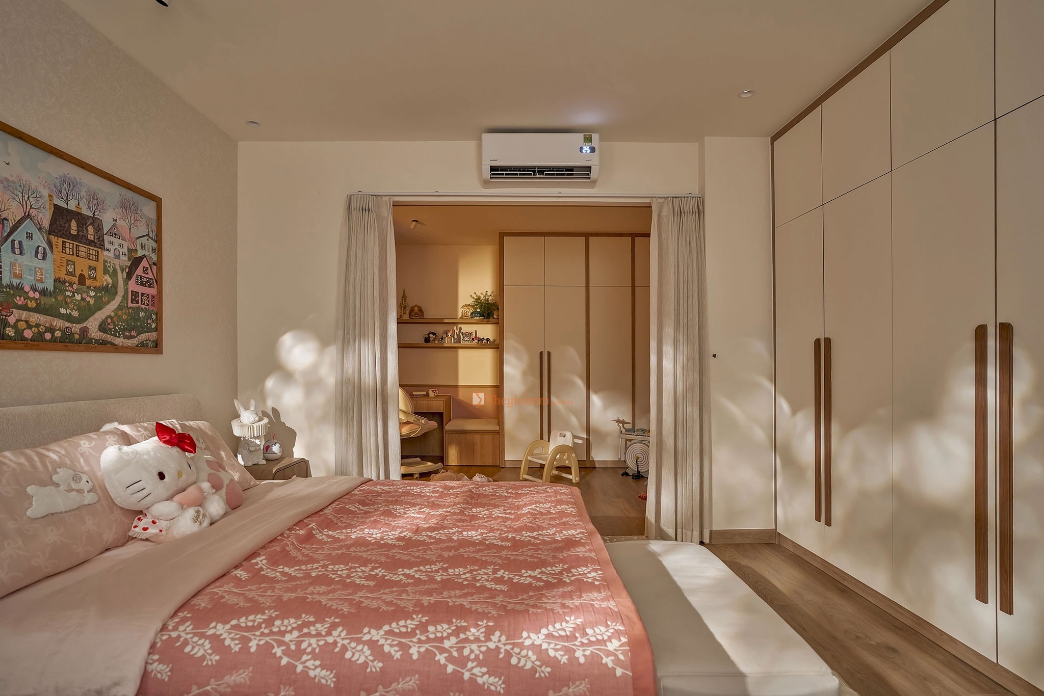 rèm vải phòng ngủ khách sạn