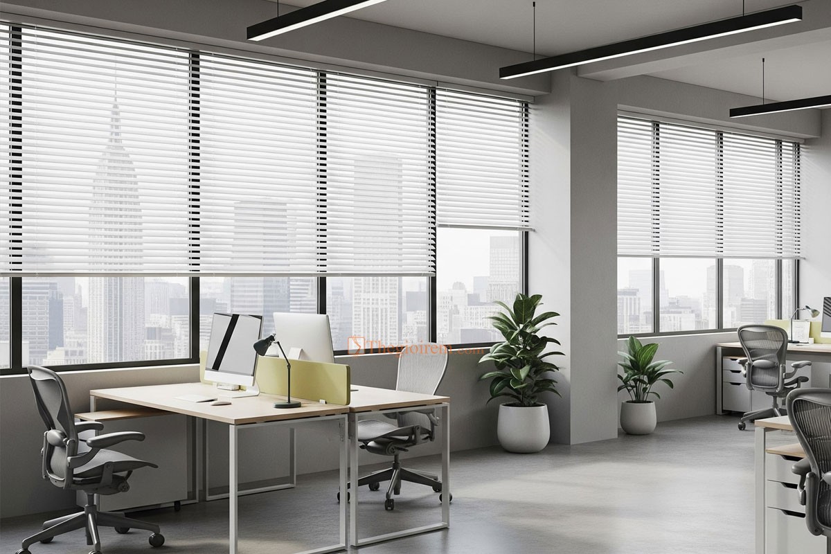 rèm sáo nhôm văn phòng rèm sáo nhôm văn phòng